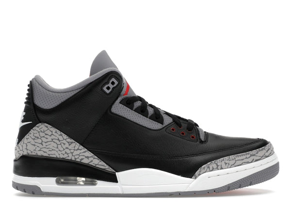 Air Jordan 3 Retro Cemento Negro (2024)