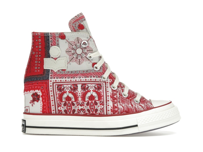 Converse Chuck 70 Internal Wedge Hi Isabel Marant Vanilla Ice Red (Women's) - vue 1