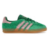 Adidas Gazelle Indoor Green Glow Pink Womens - Green/Glow Pink/Gum 3 - JP8342 - 01