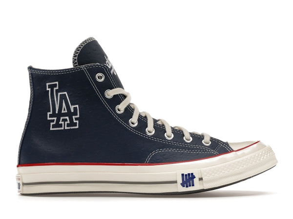 Converse Chuck Taylor All Star Hi Undefeated X Los Angeles Dodgers Ostrich - Blue/Cream/Red - A19846C - 01