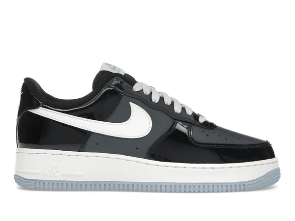 Nike Air Force 1 Low Black Iron Grey Patent - Black/Armory Blue/Iron Grey/Sail - IB7676-001 - 01