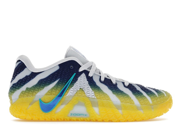 Nike Ja 3 Murray State - Pure Platinum/Deep Royal Blue/Lightening/Dusty Cactus - HF2793-004 / HF2794-004 - 01