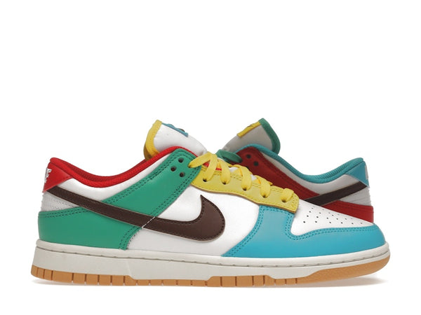 Nike Dunk Low Free 99 White - White/Light Chocolate-Roma Green - DH0952-100 - 01