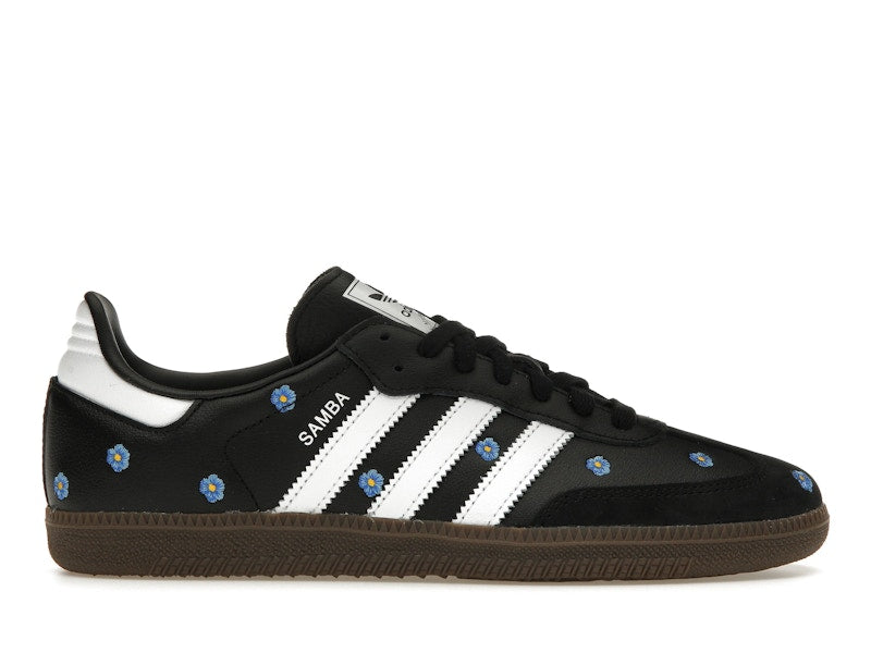 adidas Samba Light Blue Floral Core Black (Women's) - weergave 1