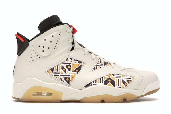 Air Jordan 6 Retro Quai54 Sail Brown 2020 - Sail/Baroque Brown/Team Orange - CZ4152-100 - 01