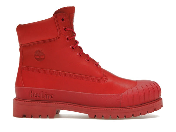 Timberland 6 Premium Beeline Rubber Toe Red Nubuck