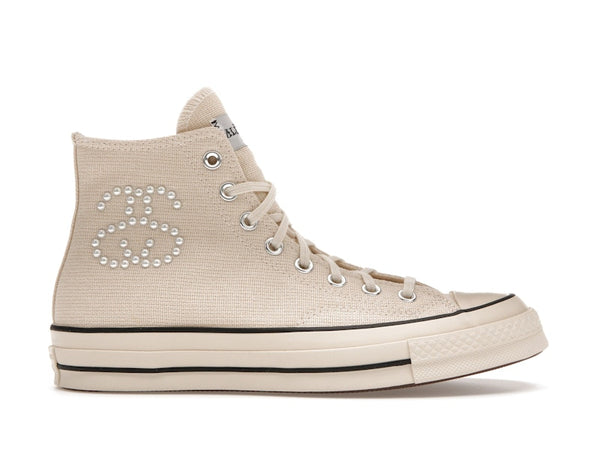 Converse Chuck Taylor All Star 70 Hi Stussy Fossil Pearl - Fossil/Natural Ivory/Black - A02051C - 01