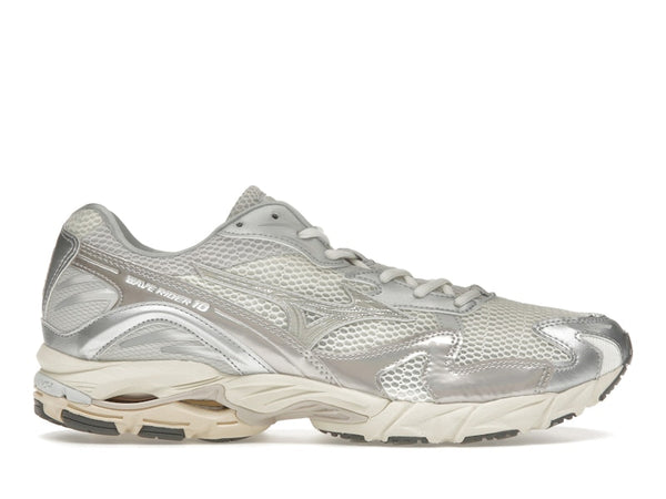 Mizuno Wave Rider 10 Metallic Snow White