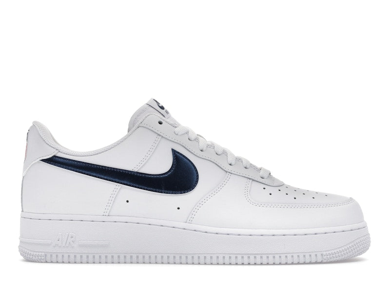 Nike Air Force 1 Low 07 Lv8 Team Usa World Cup - White/Midnight Navy/University Red/Metallic Gold - IQ0407-100 - 01