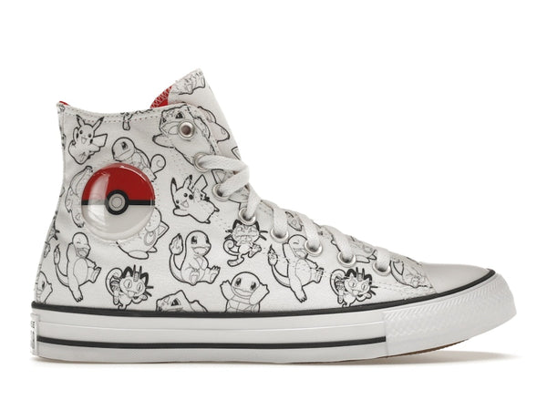 Converse Chuck Taylor All Star Pokemon Poke Ball - White/Black - A01651C - 01