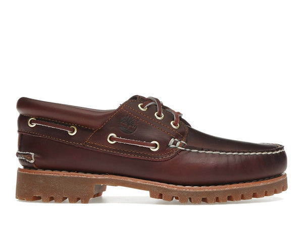 Timberland 3 Eye Lug Handsewn Boat Shoe Burgundy