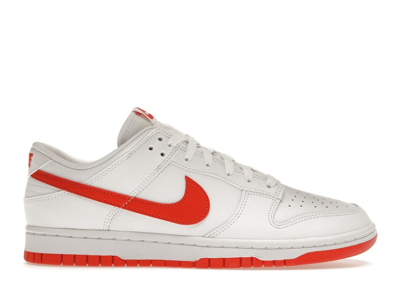 Nike Dunk Low Retro White Picante Red - visning 1