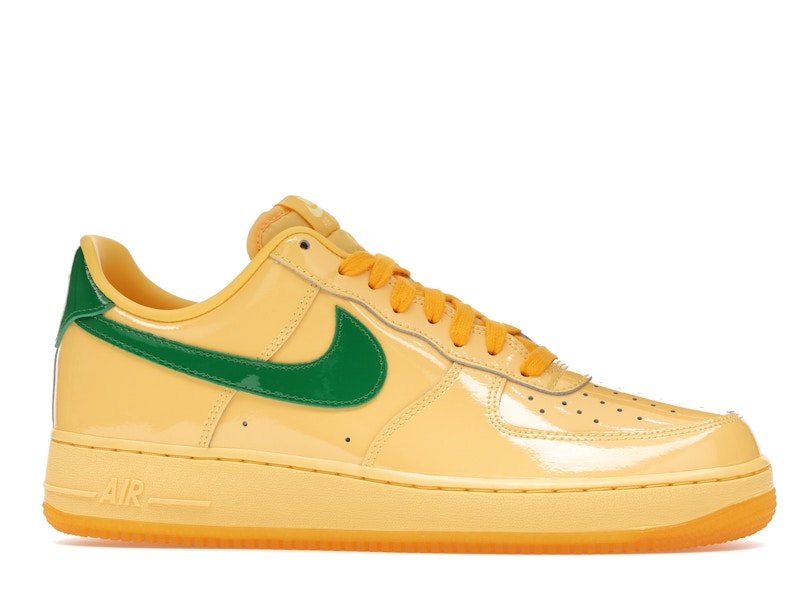 Nike Air Force 1 Low Patent Leather Topaz Gold Pine Green - Ansicht 2