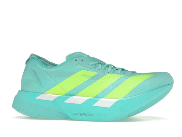 adidas Adizero Adios Pro 4 Flash Aqua Lucid Lemon - Flash Aqua/Lucid Lemon/Mint Ton - JR1251 - 01