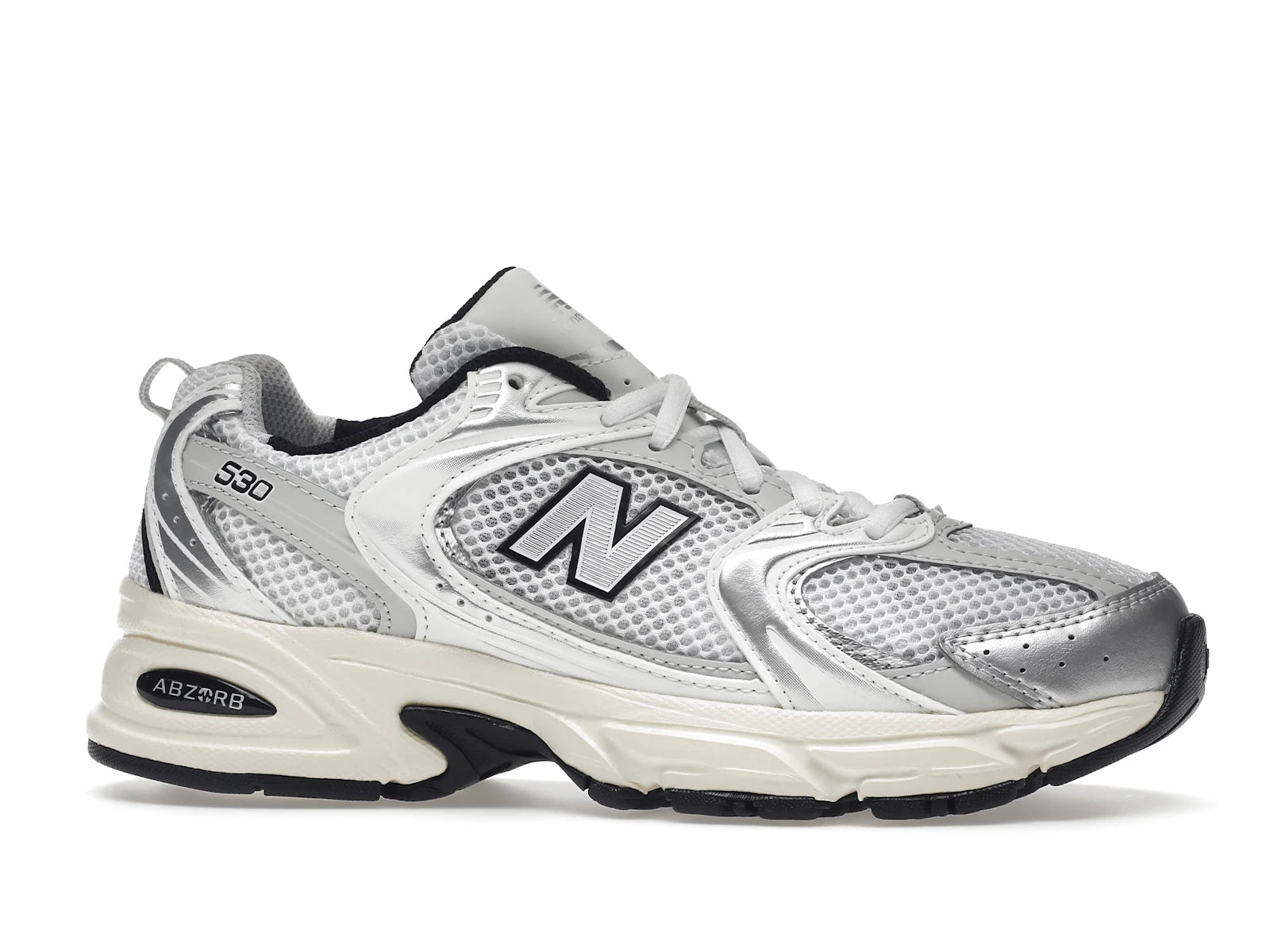 New Balance 530 Silver Cream - Silver/Cream - MR530TA - 01