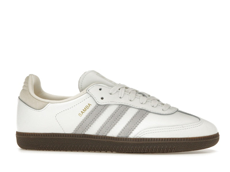 Adidas Samba OG Core White Grey - Core White/Grey Two/Cream White - IH4880 - 01