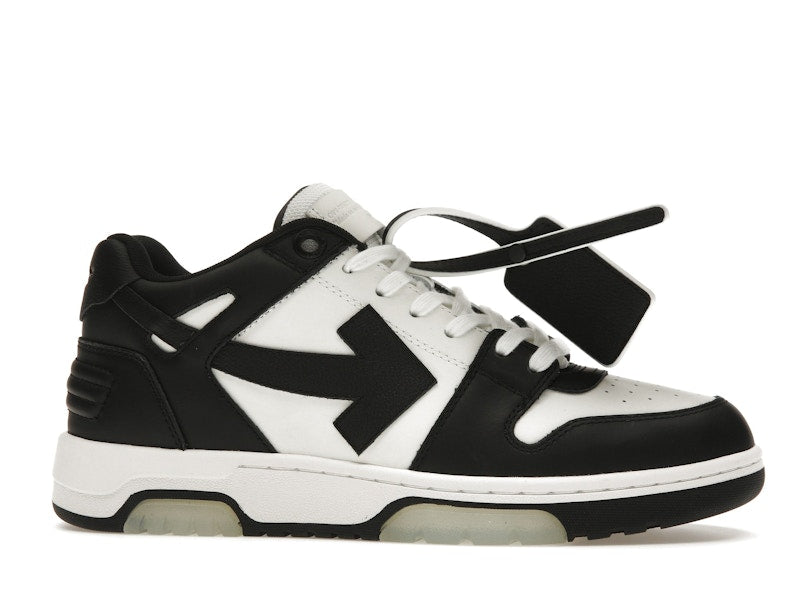 Off White Out Of Office Calf Leather Panda - White/Black - OMIA189C99LEA0070110 - 01