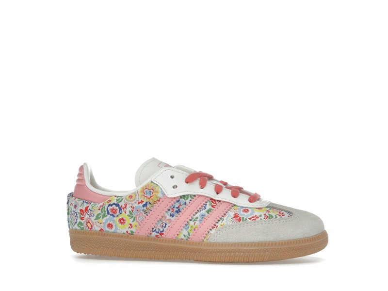 Adidas Samba OG Liberty London Floral Embroidery (Enfant) - Floral Print/Off White - JI0281 - 01