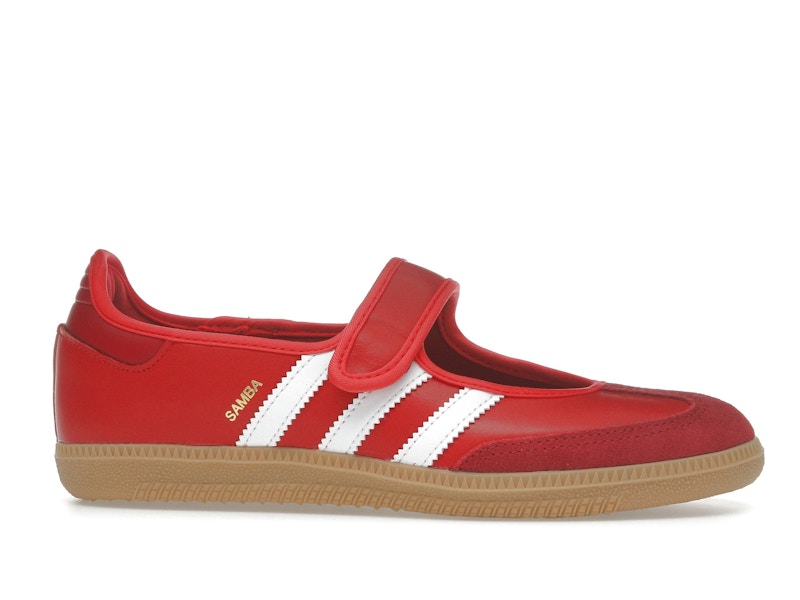 adidas Samba Jane Scarlet White Gum (Women's) - Better Scarlet/Team Victory Red/Gum 3 - JQ6446 - 01