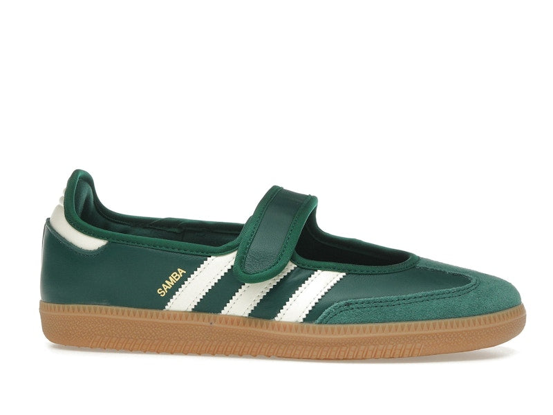 adidas Samba Jane Green White Gum (Women's) - Collegiate Green/Gum 3/Cream White - JR7340 - 01