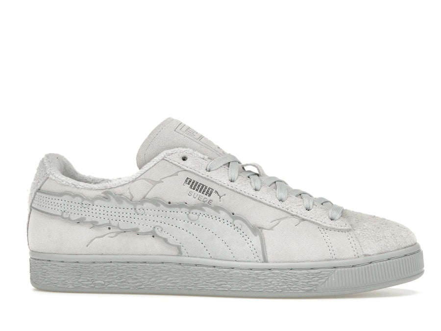 Puma Suede One Piece White - Feather Grey/Platinum Grey - 396524-01 - 01