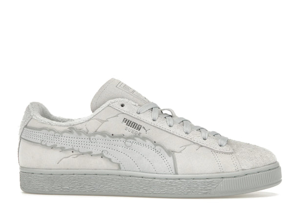Puma Suede One Piece White - Feather Grey/Platinum Grey - 396524-01 - 01