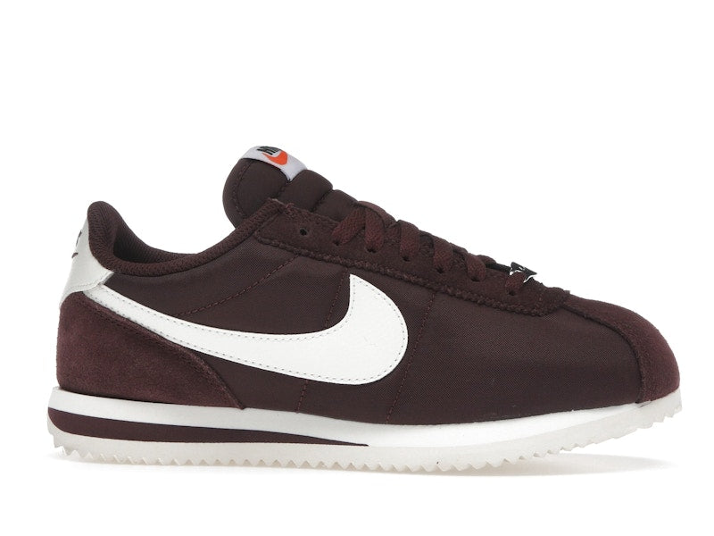 Nike Cortez Textile Burgundy Crush Sail (Women's) - Burgundy Crush/Sail - DZ2795-605 - 01