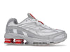 Nike Shox Ride 2 Supreme White Grey Fog - White/Grey Fog-Flat Platinum - DN1615-100 - 01