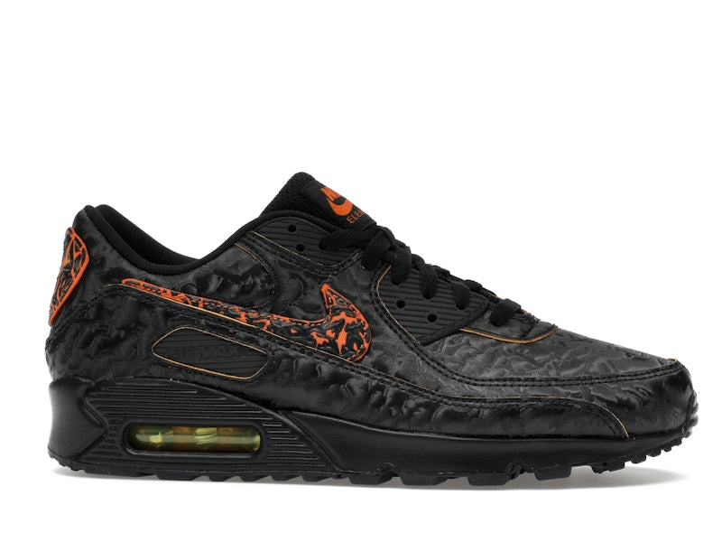 Nike Air Max 90 QS Volcano - Black/Black/Magma Orange/Laser Orange - HF3248-001 - 01