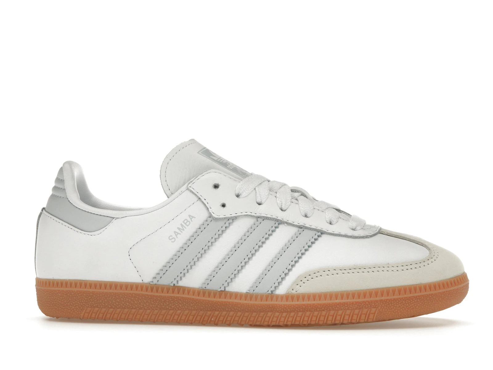 Adidas Samba OG White Halo Blue Gum - Cloud White/Halo Blue/Off White - IE0877 - 01