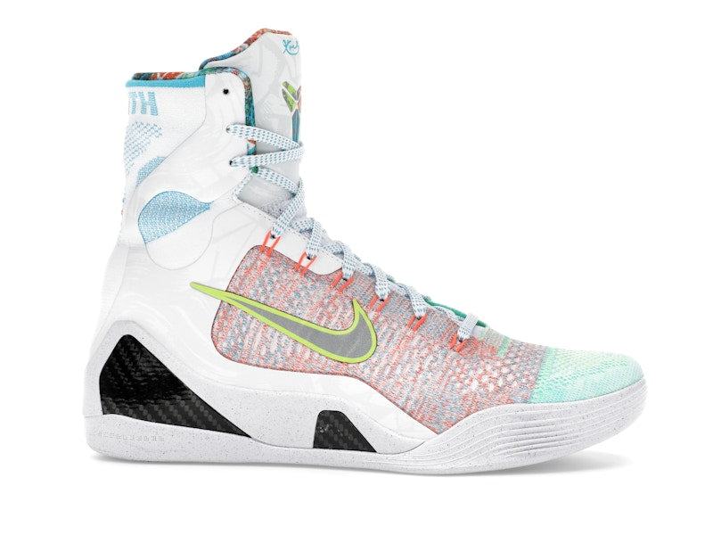 Nike Kobe 9 Elite Protro What The (2025) - White/Reflective Silver-Chlorine Blue-Black - FZ7335-101 - 01