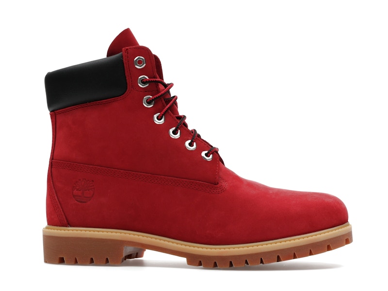 Timberland 6 Premium Waterproof Boot Dark Red Nubuck - TB0A41MW-EQ1 - 01