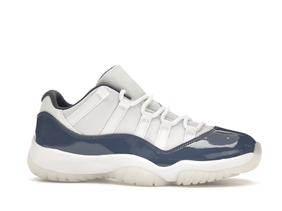 Air Jordan 11 Retro Low Midnight Navy (2024) - White/Midnight Navy/Diffused Blue/Football Grey - FV5104-104 - 01