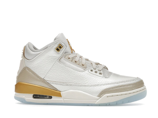 Air Jordan 3 Retro Champagne And Oysters - Sail/Team Gold/Pale Ivory/Metallic Gold/Ice - IB2255-100 - 01