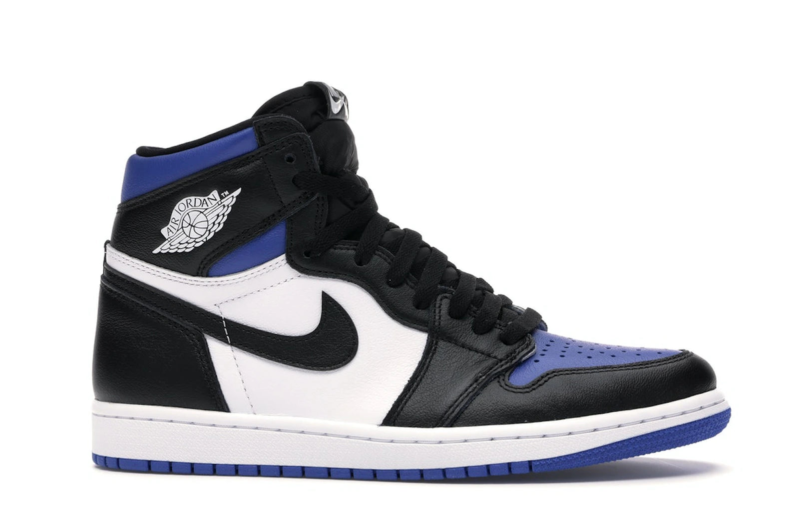 Air Jordan 1 Retro High Black Game Royal - Black/White-Game Royal-Black - 555088-041 - 01