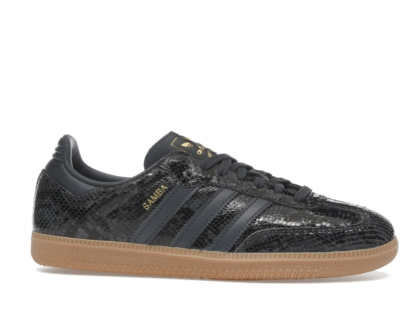 Adidas Samba OG Snakeskin Black - Core Black/Grey Six/Gum 3 - JQ3532 - 01