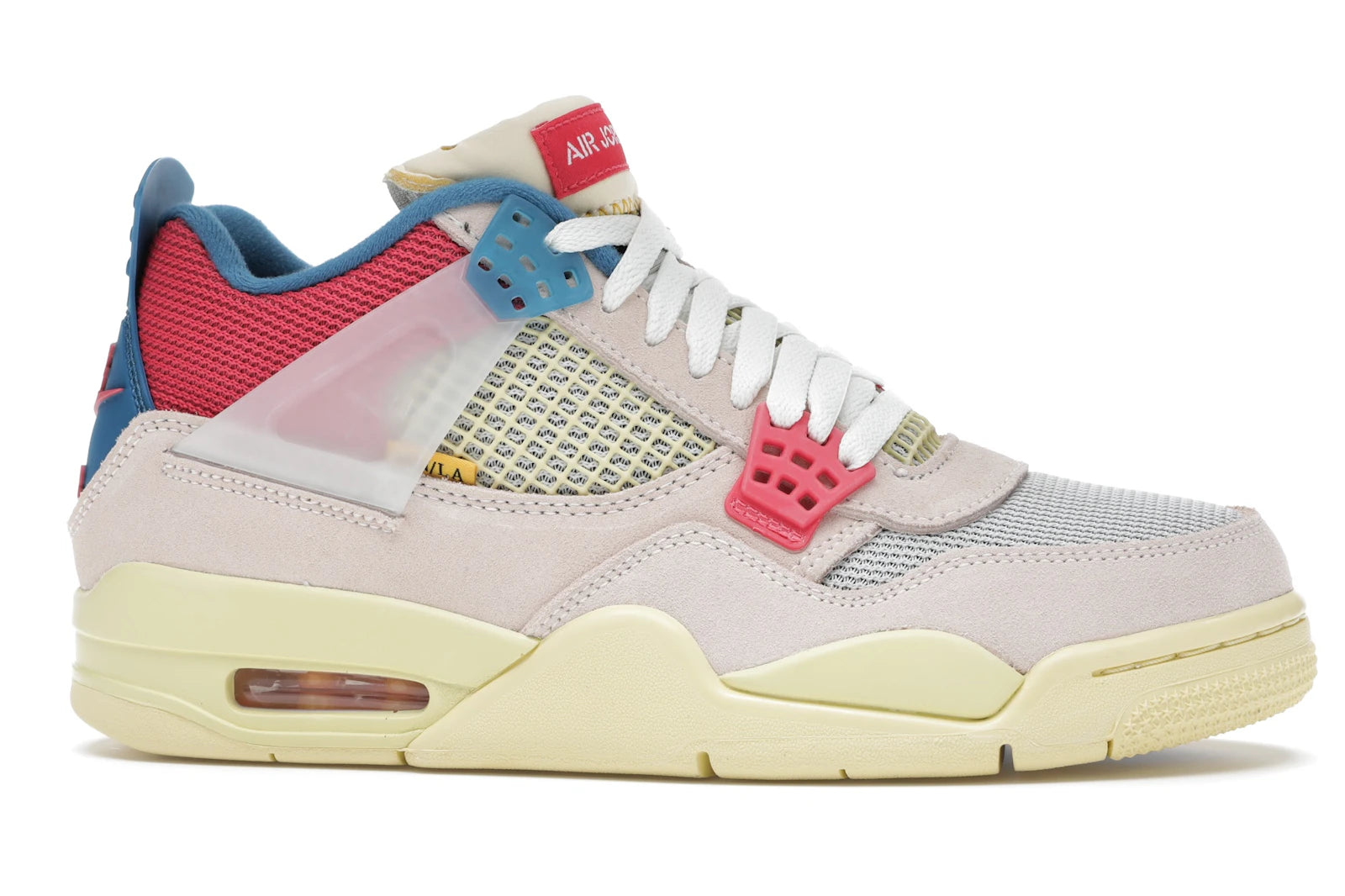 Air Jordan 4 Retro Union Guava Ice - Guava Ice/Light Bone-Brigade Blue-Light Fusion Red - DC9533-800 - 01