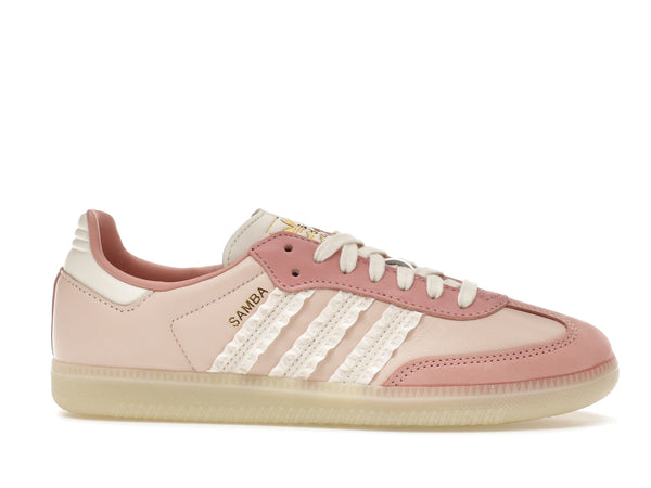 Adidas Samba Ruffle Stripes Pack Wonder Mauve Womens - Wonder Aqua/Off White/Wonder Mauve - JR8830 - 01