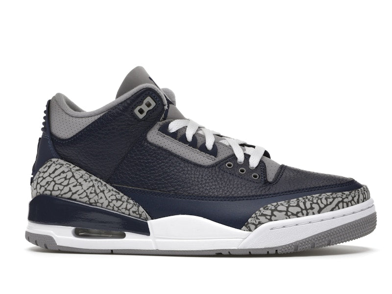 Air Jordan 3 Retro Georgetown (2021) - Midnight Navy/Cement Grey-White - CT8532-401 - 01