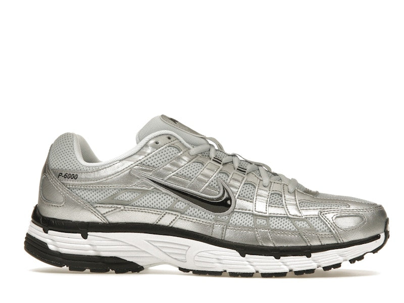 Nike P-6000 Metallic Silver Pure Platinum (Women's) - White/Metallic Silver/Pure Platinum/Black - FD9876-101 - 01