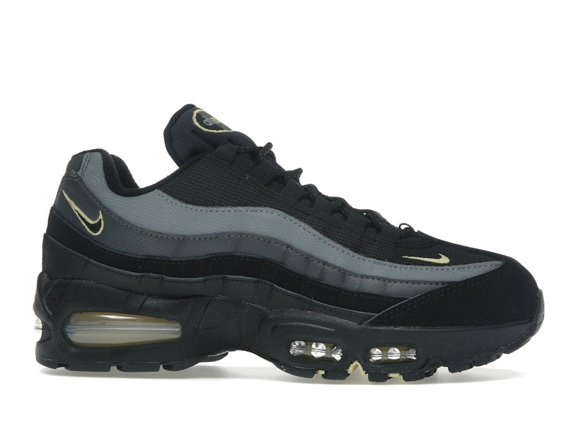 Nike Air Max 95 OG Big Bubble Batman - Black/Buff Gold/Anthracite/Black - IB7682-002 - 01