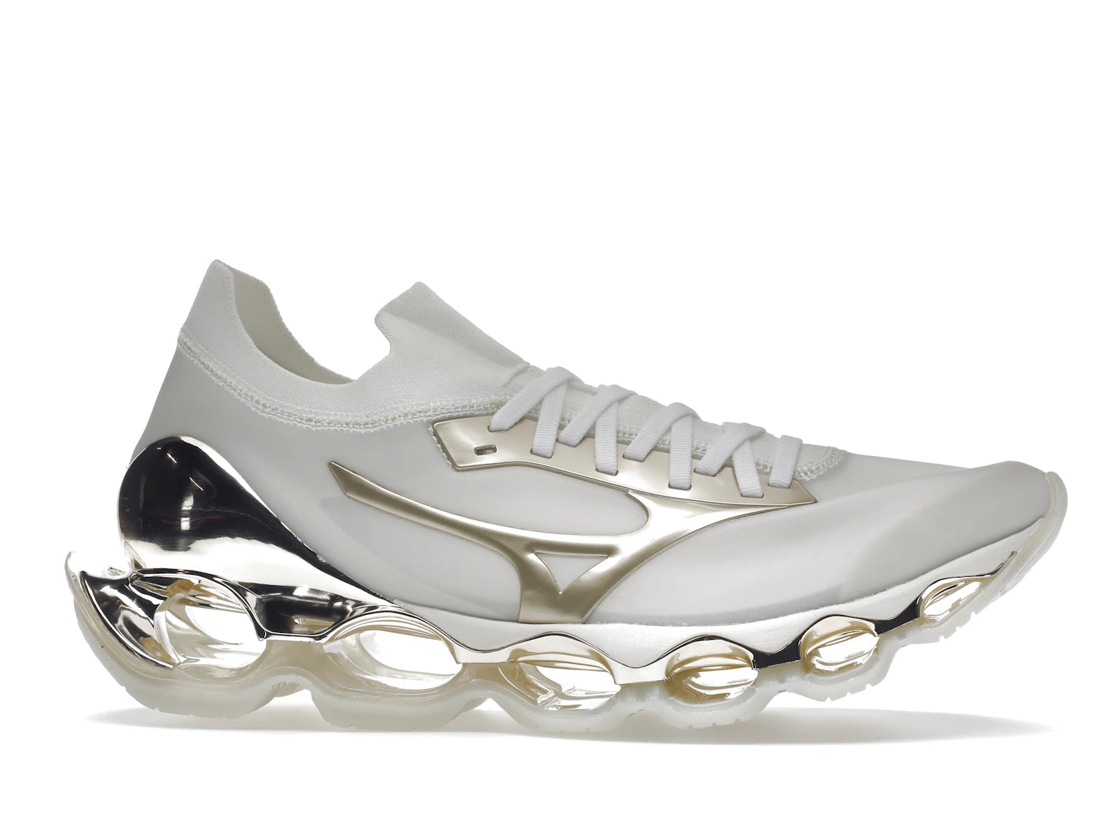 Mizuno Wave Prophecy Hajime Sorayama Champagne Gold - White/Champagne Gold - D1GA212504 - 01