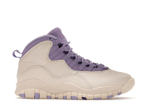 Air Jordan 10 Retro Hydrangeas - Chalk/Wild Grape/Hydrangeas - IQ0388-101 - 01
