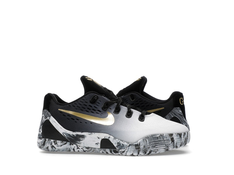 Nike Kobe 9 EM Low Mambacita (GS) - Black/White/Metallic Gold - FV3607-002 - 01