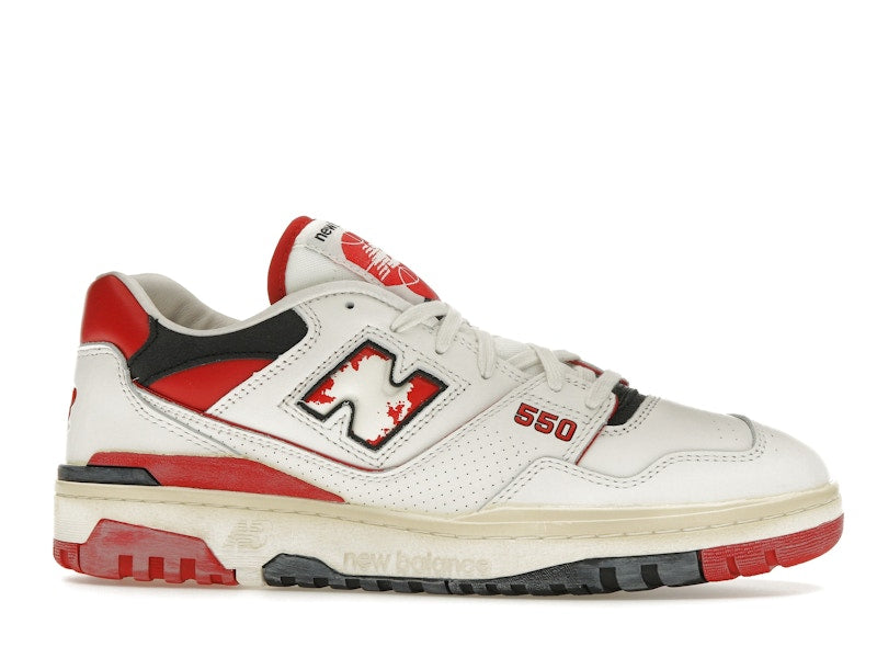 New Balance 550 Vintage Pack Team Red - Sea Salt/Team Red/Black - BB550VGA - 01