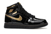 Air Jordan 1 Retro High Black Metallic Gold (2020) (GS) - Black/Black-Metallic Gold - 575441-032 - 01