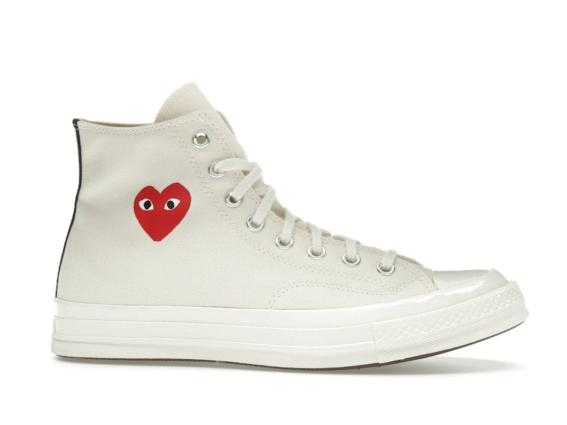 Converse Chuck Taylor All Star 70 Hi Comme des Garcons PLAY Single Heart Milk - Ansicht 2
