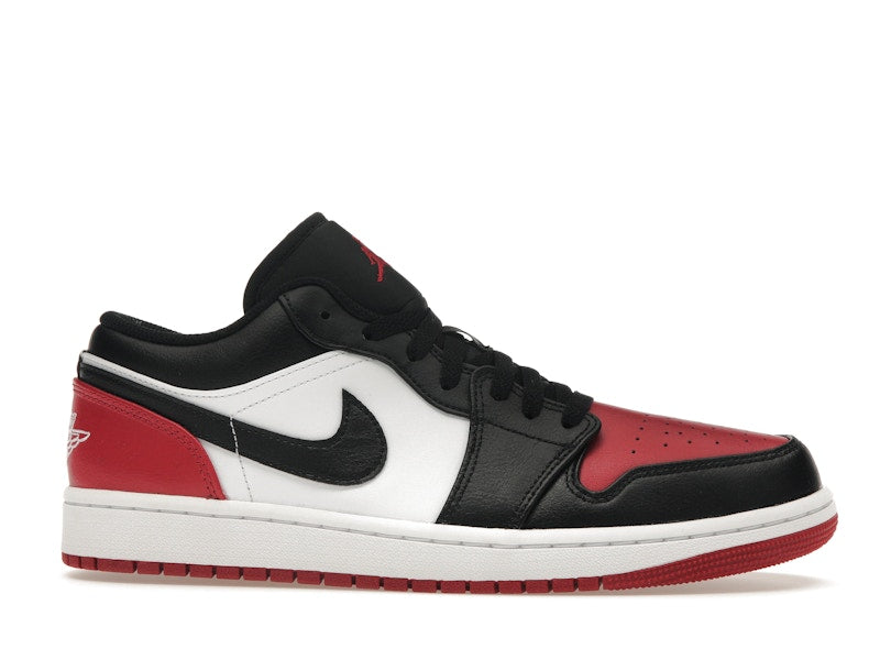Air Jordan 1 Low Bred Toe 20 - White/Varsity Red/White/Black - 553558-161 - 01