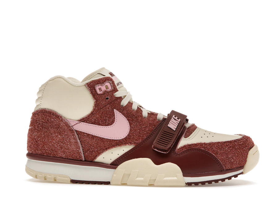 Nike Air Trainer 1 Valentines Day (2023) - Dark Pony/Medium Soft Pink/Coconut Milk - DM0522-201 - 01