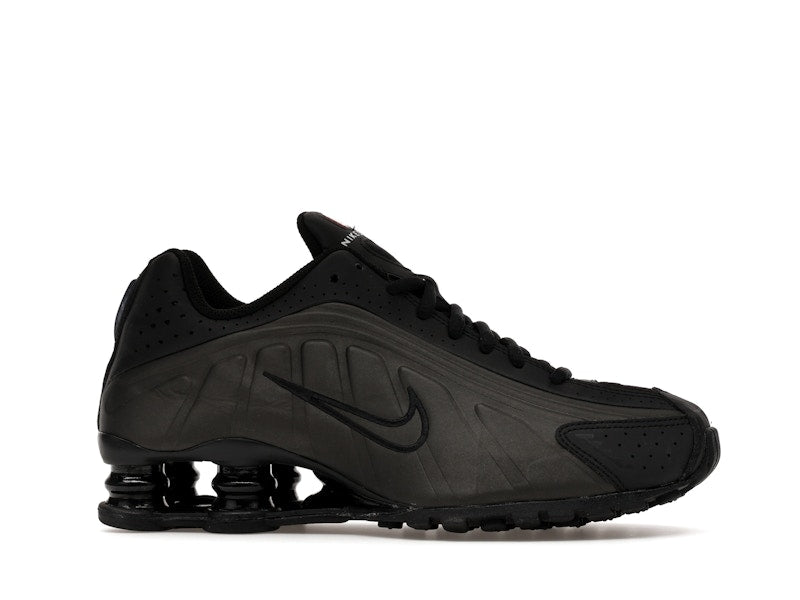 Nike Shox R4 Black Bright Crimson (GS) - Black/Black/Bright Crimson/Black - CW2626-003 - 01